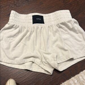 TALENTLESS Cream Athletic Women's Shorts